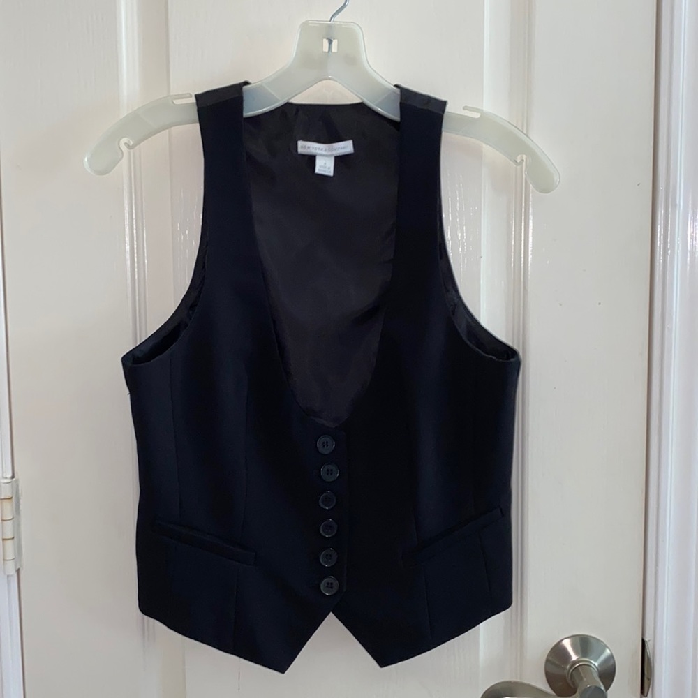 New York Company Black Vest